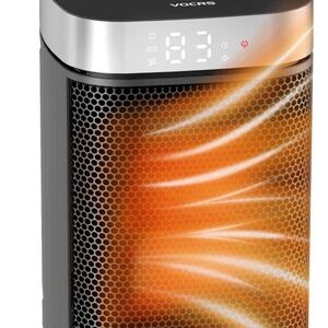 Portable Heater - Black and Silver